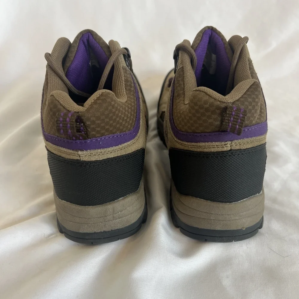 Northside Women's 9.5 Hiking Boots Waterproof‎ Trail Shoe Brown Purple Walking